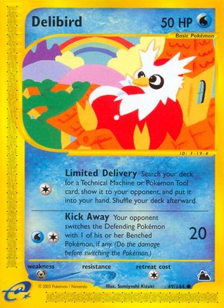 Delibird 049/144 - Skyridge Reverse Holofoil