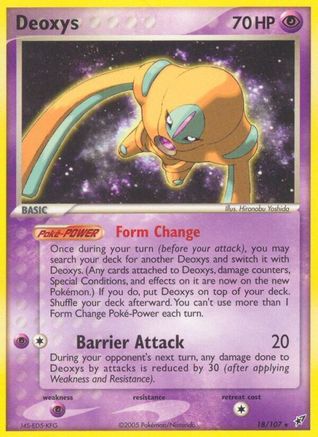 Deoxys (Defense Forme) 018/107 - Deoxys