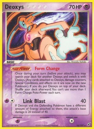 Deoxys (Normal Forme) 016/107 - Deoxys