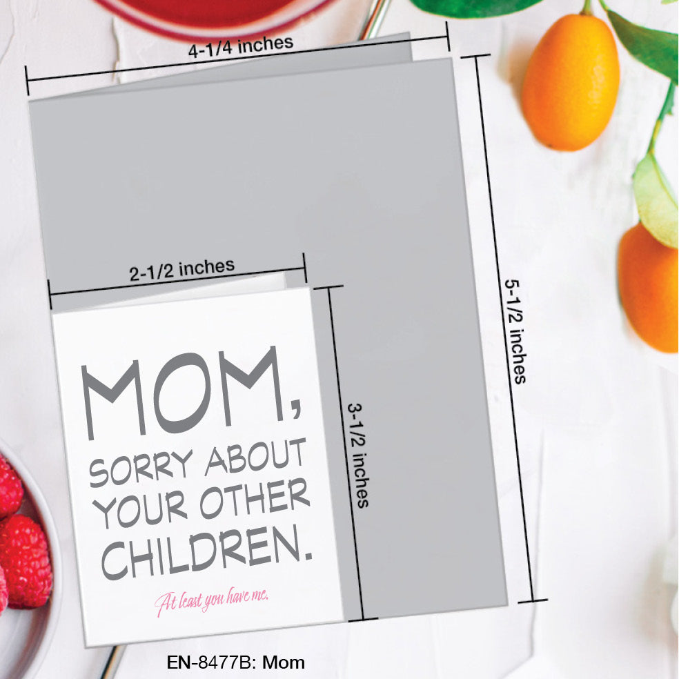 Mom, Greeting Card (#8477B)