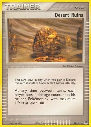 Desert Ruins 088/101 - Hidden Legends Reverse Holofoil