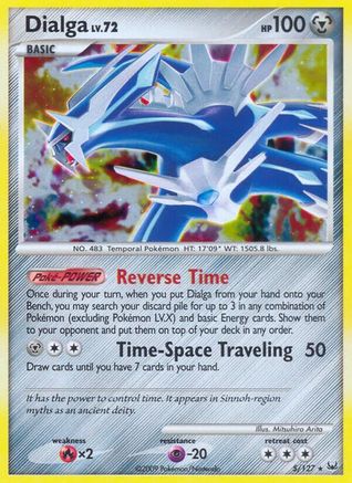 Dialga 005/127 - Platinum Reverse Holofoil