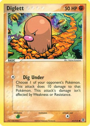 Diglett 061/112 - FireRed & LeafGreen