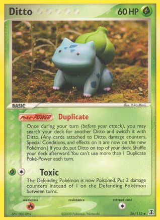 Ditto (Bulbasaur) 036/113 - Delta Species