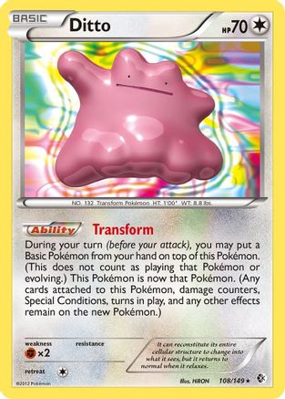 Ditto 108/149 - Boundaries Crossed Holofoil