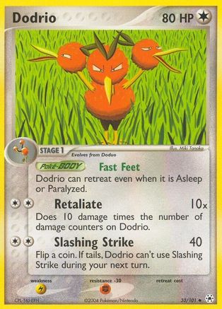Dodrio 033/101 - Hidden Legends Reverse Holofoil