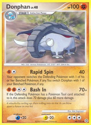 Donphan 048/132 - Secret Wonders Reverse Holofoil
