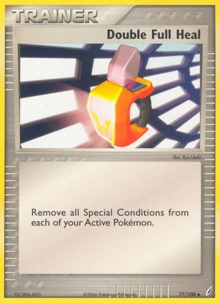 Double Full Heal 077/100 - Crystal Guardians Reverse Holofoil
