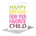 Favorite Child, Greeting Card (#8490D)