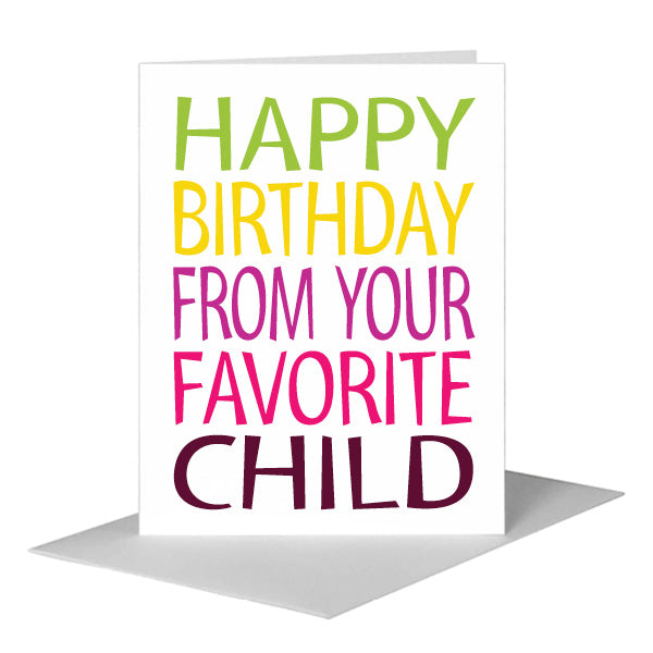 Favorite Child, Greeting Card (#8490D)