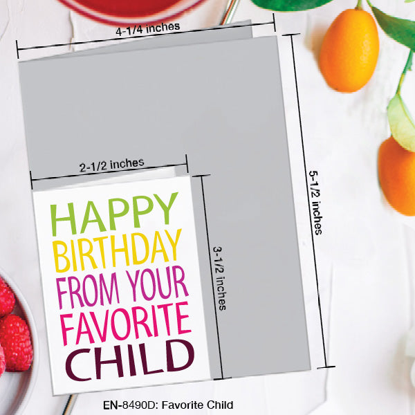 Favorite Child, Greeting Card (#8490D)