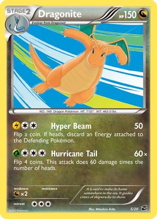 Dragonite 005/20 - Dragon Vault Holofoil