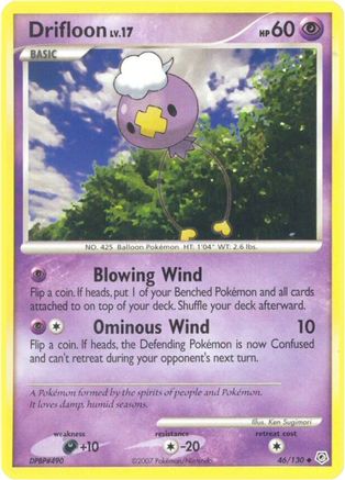 Drifloon 046/130 - Diamond and Pearl Reverse Holofoil