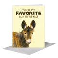 Donkey, Greeting Card (#8496D)
