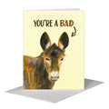 Donkey, Greeting Card (#8496FC)