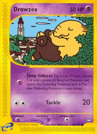 Drowzee 74a/147 - Aquapolis