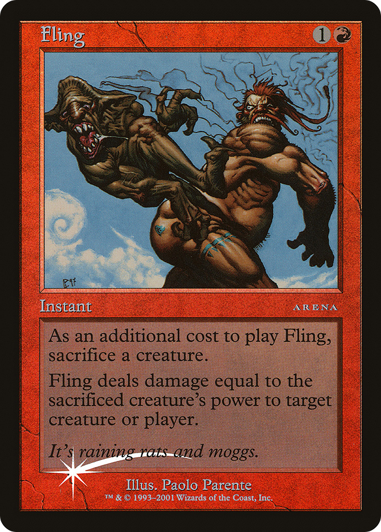 Fling (ARENA-006) - Arena League 2001 Foil