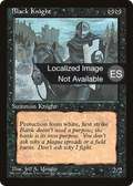 Black Knight (4BB-) - Fourth Edition Foreign Black Border