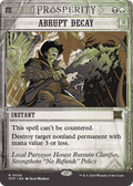 Abrupt Decay (OTP-034) - Breaking News: (Showcase) (Borderless) Foil