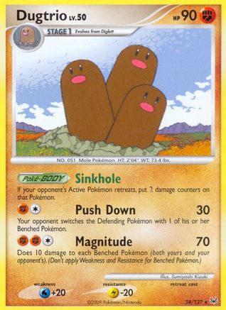 Dugtrio 024/127 - Platinum