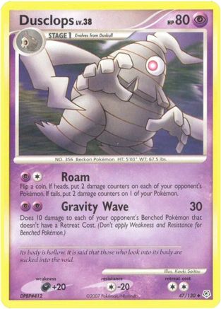 Dusclops 047/130 - Diamond and Pearl Reverse Holofoil