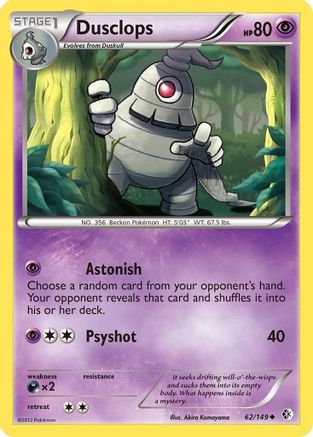 Dusclops 062/149 - Boundaries Crossed Reverse Holofoil