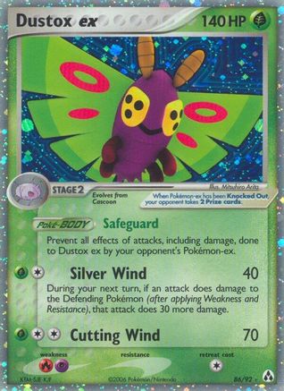 Dustox ex 086/92 - Legend Maker Holofoil