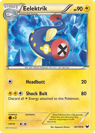 Eelektrik 046/108 - Dark Explorers Reverse Holofoil