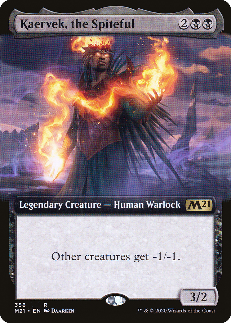 Kaervek, the Spiteful (M21-358) - Core Set 2021: (Extended Art)