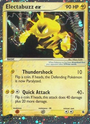 Electabuzz ex 097/109 - Ruby and Sapphire Holofoil