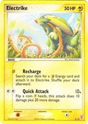 Electrike 002/12 - EX Trainer Kit 2 Plusle & Minun