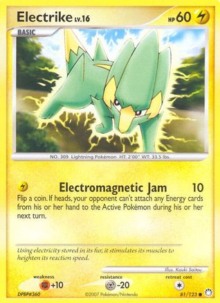 Electrike 081/123 - Mysterious Treasures Reverse Holofoil