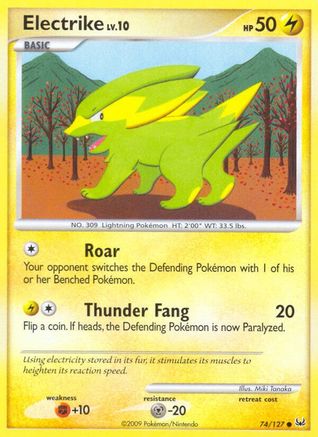 Electrike 074/127 - Platinum Reverse Holofoil