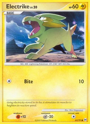 Electrike 063/99 - Arceus Reverse Holofoil