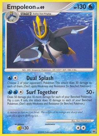 Empoleon 017/100 - Majestic Dawn Reverse Holofoil