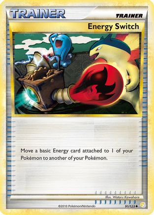 Energy Switch 091/123 - HeartGold SoulSilver