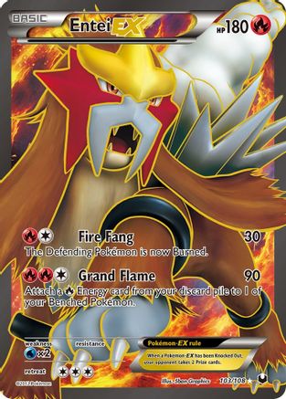 Entei EX (Full Art) 103/108 - Dark Explorers Holofoil
