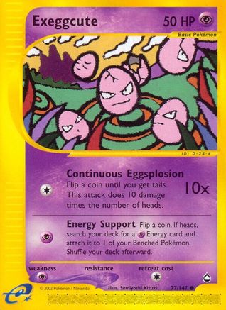 Exeggcute 077/147 - Aquapolis