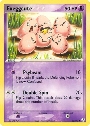 Exeggcute 033/112 - FireRed & LeafGreen
