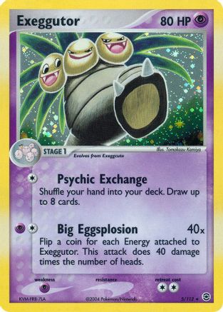 Exeggutor 005/112 - FireRed & LeafGreen Holofoil