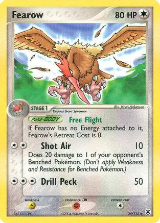 Fearow 024/112 - FireRed & LeafGreen Reverse Holofoil