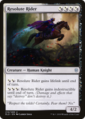 Resolute Rider (ELD-214) - Throne of Eldraine Foil