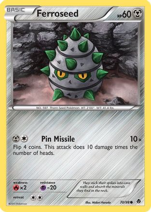 Ferroseed 070/98 - Emerging Powers Reverse Holofoil