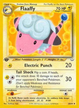 Flaaffy 028/64 - Neo Revelation 1st Edition