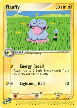Flaaffy 027/97 - Dragon Reverse Holofoil