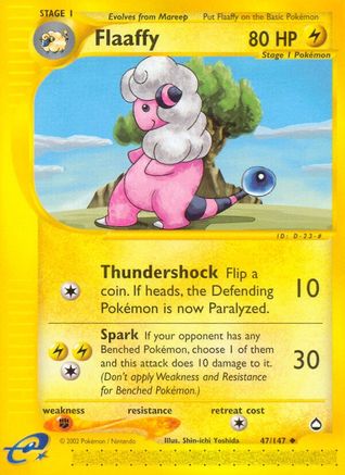 Flaaffy 047/147 - Aquapolis Reverse Holofoil