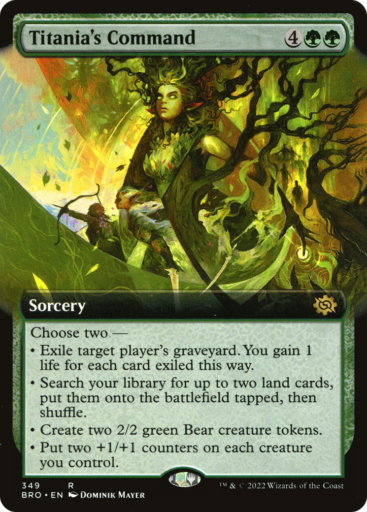 Titania's Command (BRO-349) - The Brothers' War: (Extended Art)