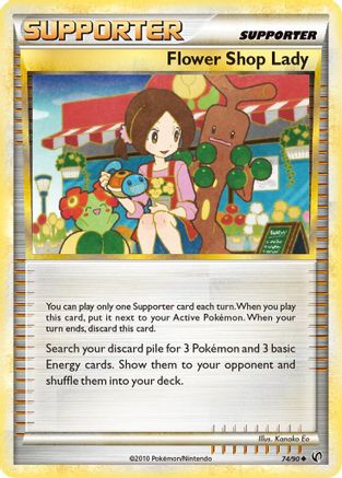 Flower Shop Lady 074/90 - Undaunted Reverse Holofoil