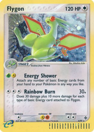 Flygon 004/097 - Dragon Holofoil