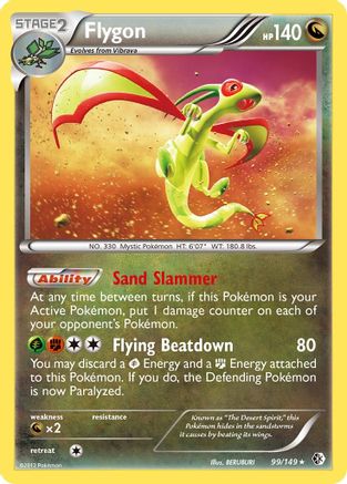 Flygon 099/149 - Boundaries Crossed Holofoil
